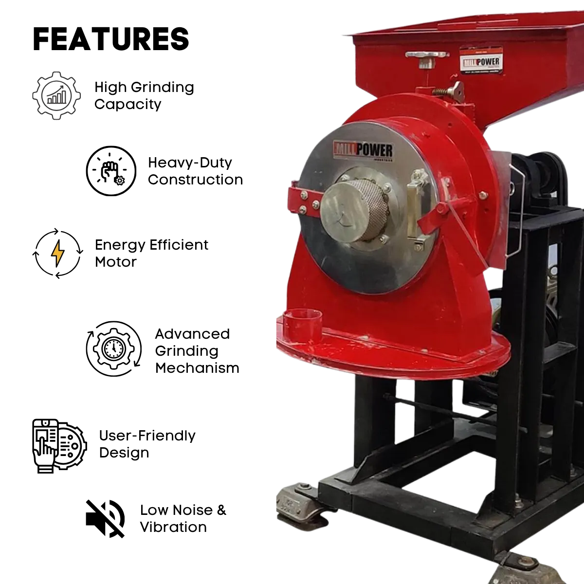 7.5 hp atta chakki price for atta pisai features