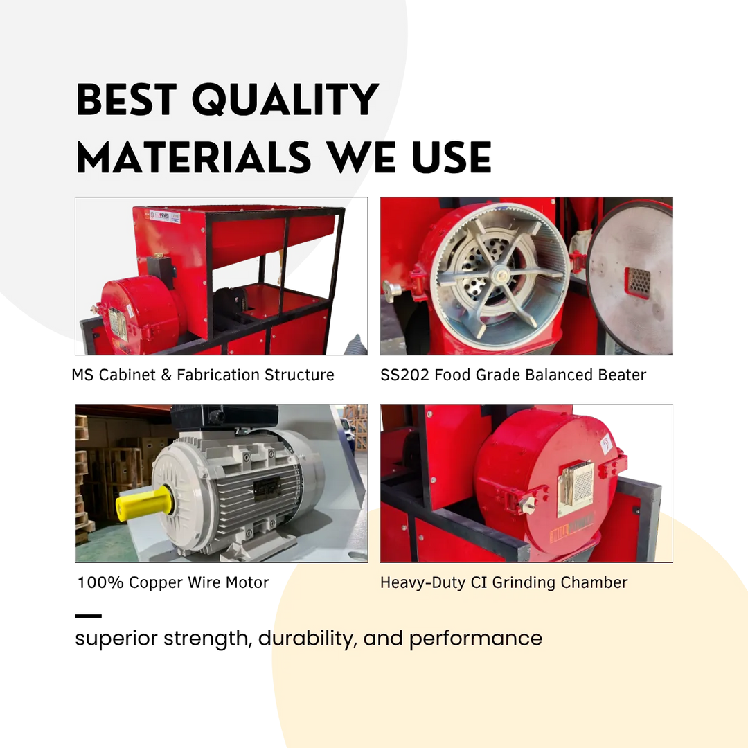 Commercial Stoneless Atta Chakki quality