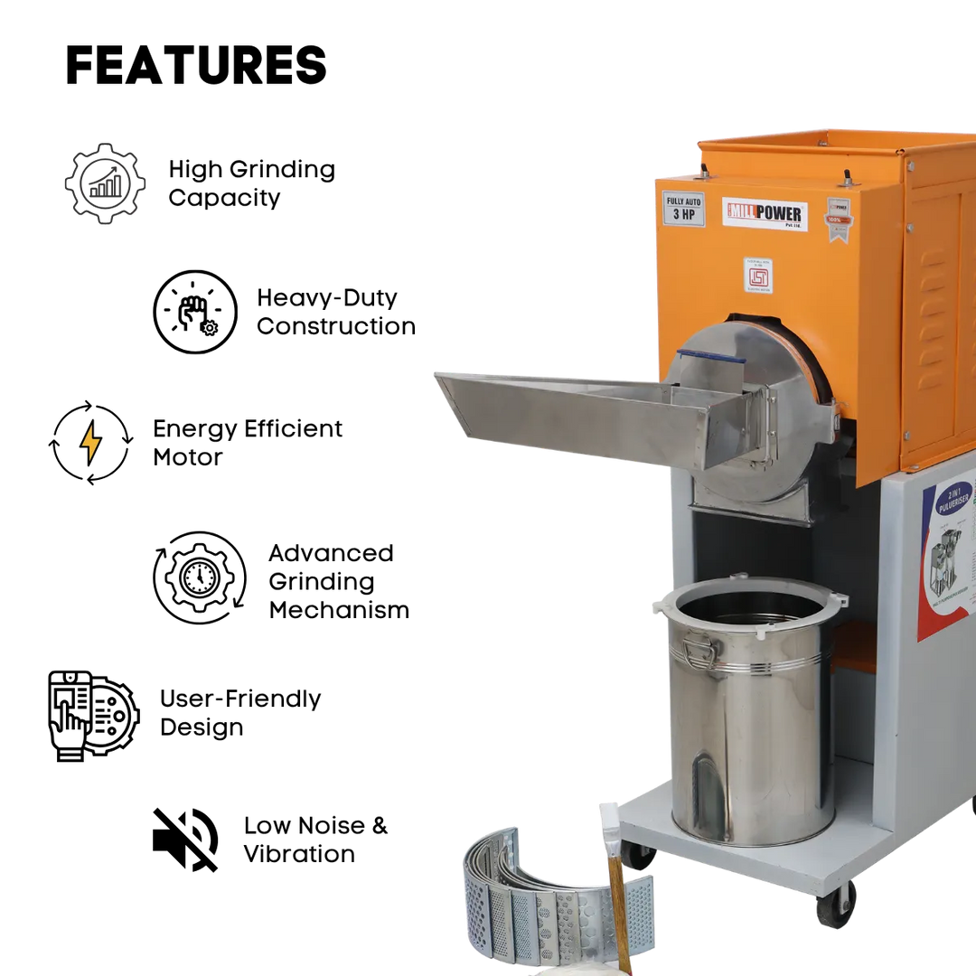 atta chakki flour mill machine MS features