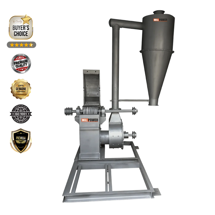 industrial pulverizer machine front view